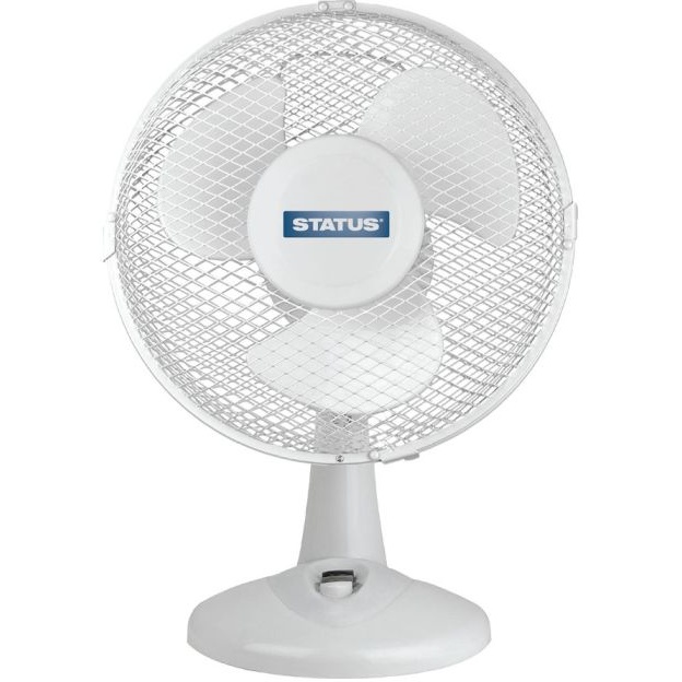 Status 9-inch Desk Fan - White