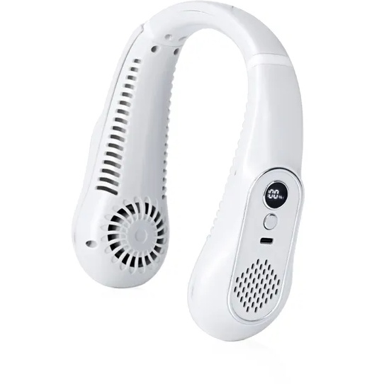 Status Rechargeable Neck Fan - White