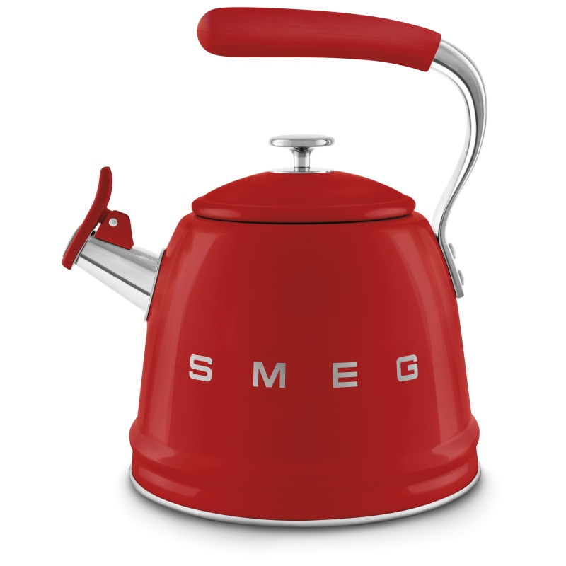 Smeg Smeg 50's Style Whistling Kettle 2.3L - Red