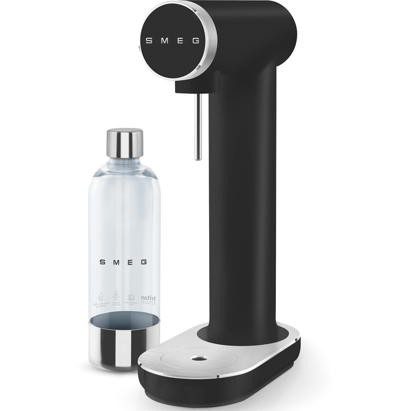 Smeg Soda Maker 800ml - Matte Black