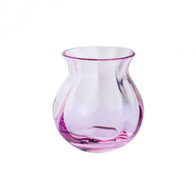 Dartington Artisan Round Vase 94mm - Pink