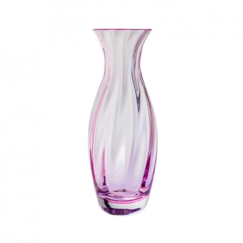 Dartington Artisan Slim Vase 19.4cm - Pink
