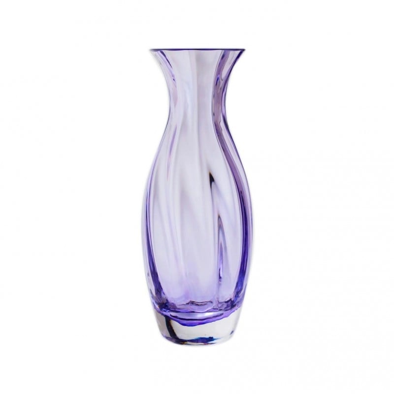 Dartington Green/Pink Artisan Slim Vase 19.4Cm - Violet