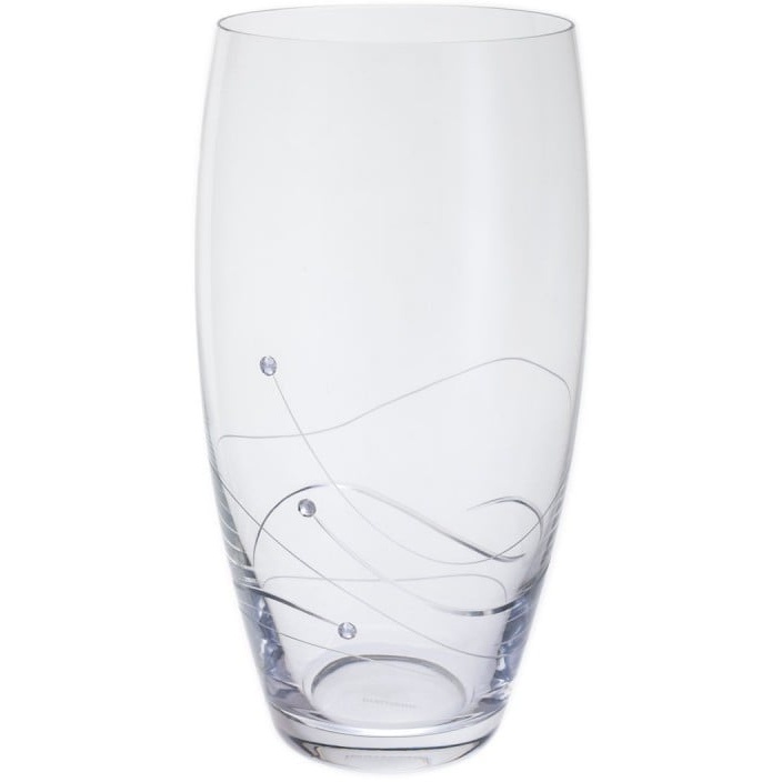 Dartington Glitz Barrel Vase 26Cm