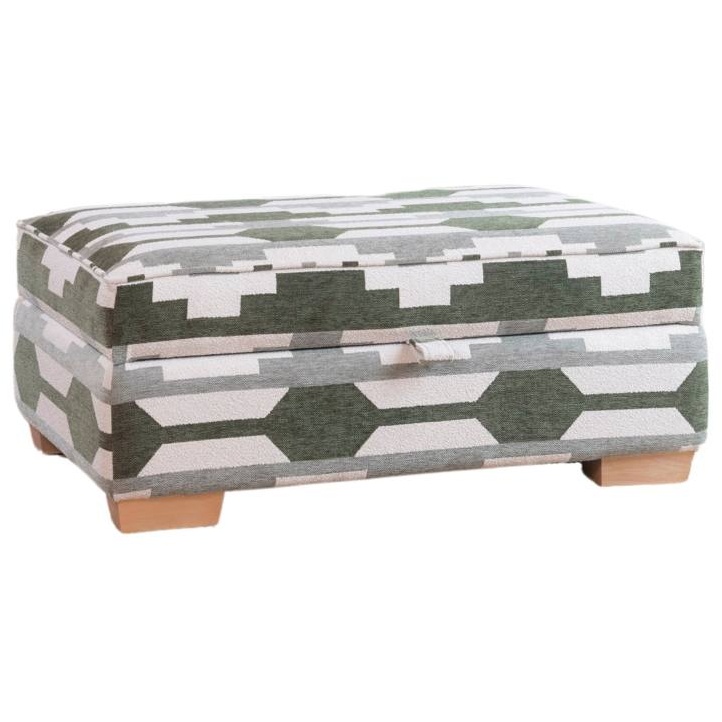 Ava Fabric Ottoman