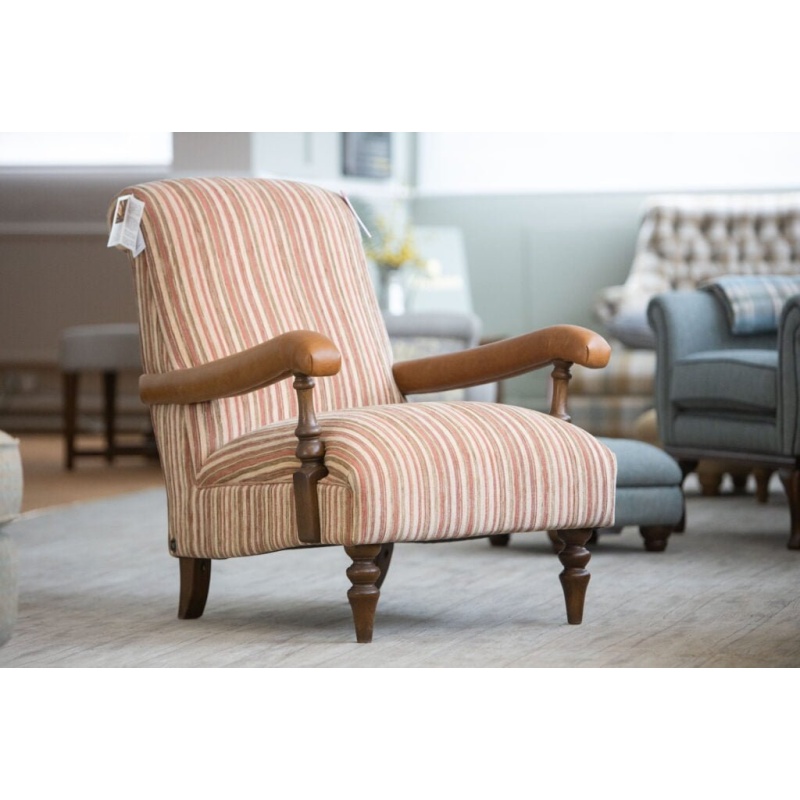 Wood Bros Clayton Fabric Fireside Armchair