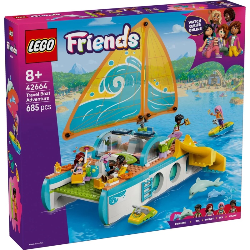 Image of LEGO Friends 42664 Travel Boat Adventure