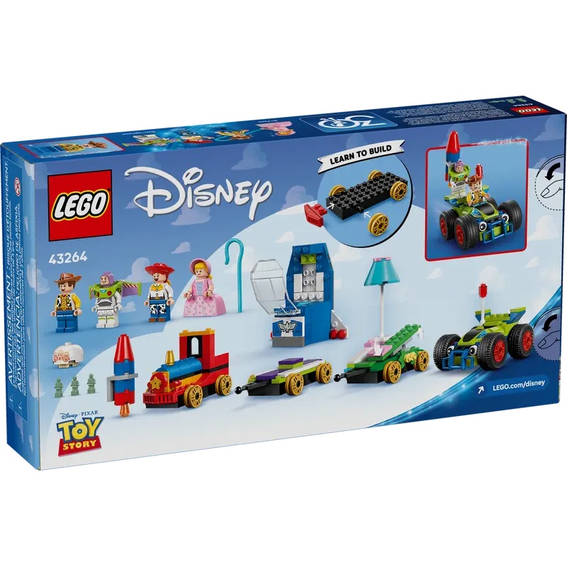 LEGO Disney 43264 Disney & Pixar?s Toy Story Celebration Train & RC Car