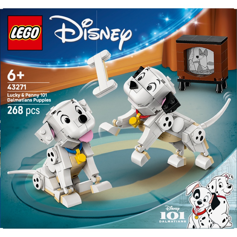 Lego Girls Disney 43271 Lucky And Penny 101 Dalmatians Puppies