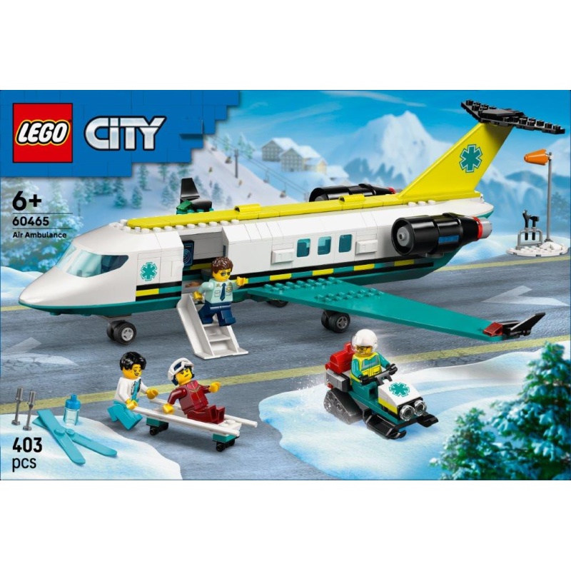 Image of LEGO City 60465 Emergency Air Ambulance Plane