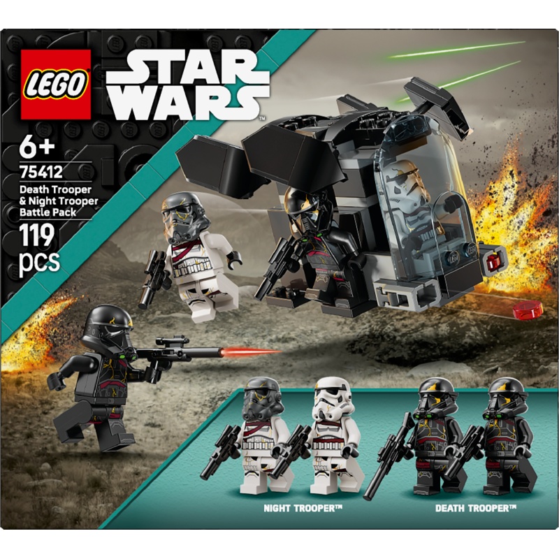 Image of LEGO Star Wars 75412 Death Trooper and Night Trooper Battle Pack