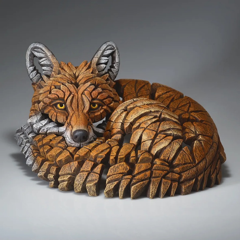 Edge Sculptures Light Edge Curled Up Fox