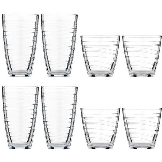 Ravenhead Swirl 8 Piece Tumbler Set