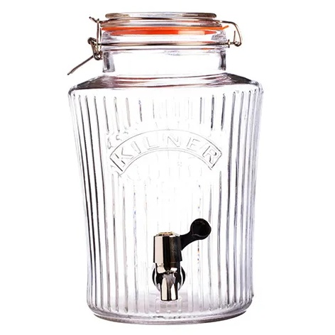 Kilner Kilner Vintage Clip Top Drinks Dispenser with Tap 5L