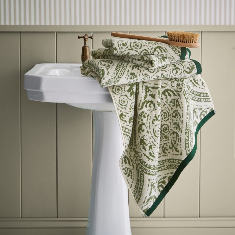 Sanderson Maduri Towel - Green