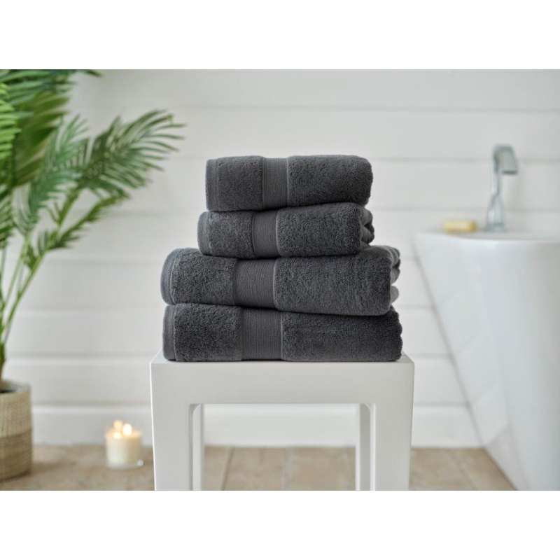 The Lyndon Company New Boston Towel - Charcoal