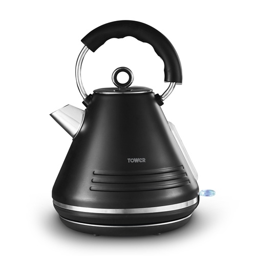 Tower T10074BLK Ash 3KW 1.7L Pyramid Kettle - Black