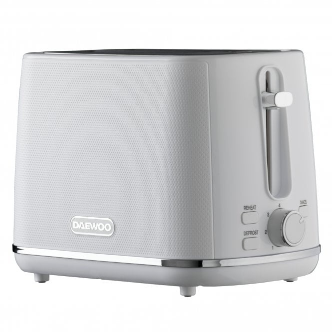 Daewoo SDA2626GE Stirling 2 Slice Toaster - White