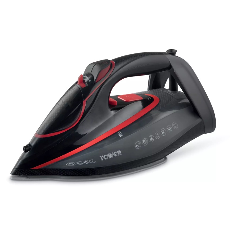 Tower Tower T22034RED One Temp Steam Iron - Red