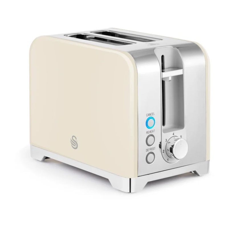Swan ST19031CRM Solace 2 Slice Toaster - Cream