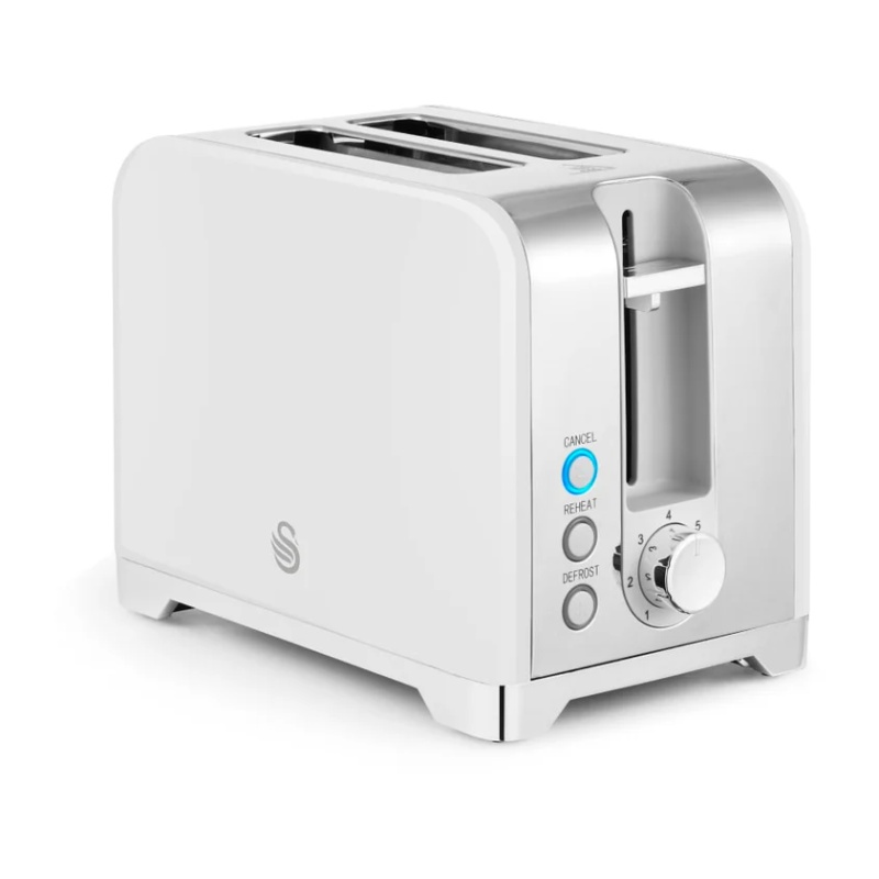 Swan ST19031WHT Solace 2 Slice Toaster - White