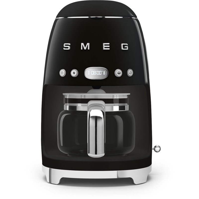 Smeg DCF02BLMUK Drip Coffee Machine - Matt Black