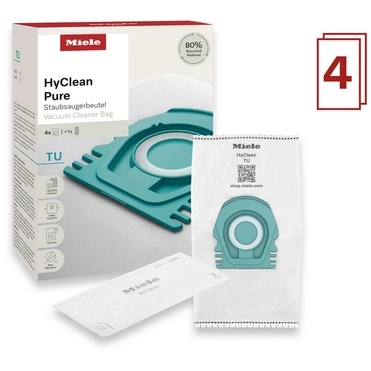 Miele HyClean Pure TU Vacuum Cleaner Bags - 4 Pack