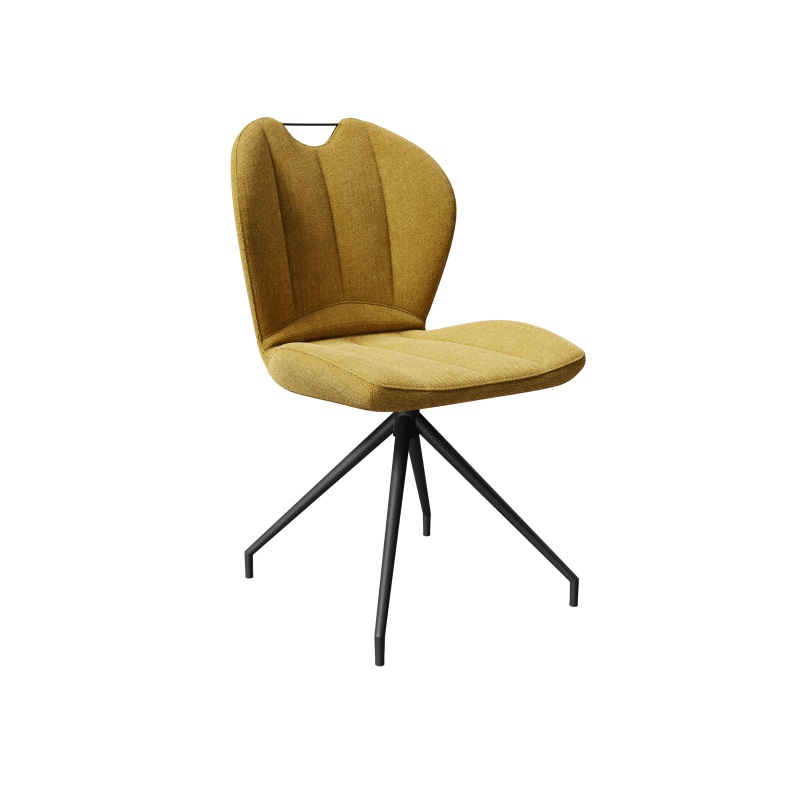 Akante New York Swivel Dining Chair - Ochre Yellow