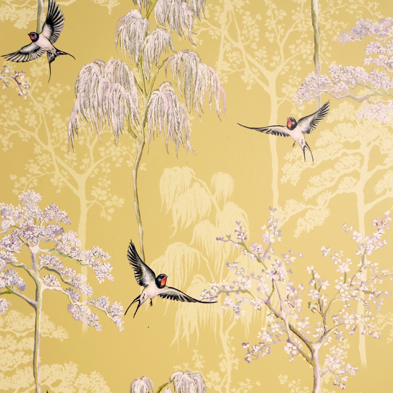 Esselle Home Japanese Garden Wallpaper - Ochre
