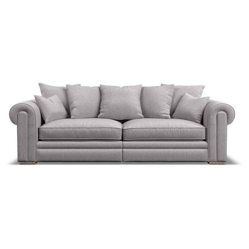 Olympus Extra Large Pillow Back Fabric Split Sofa