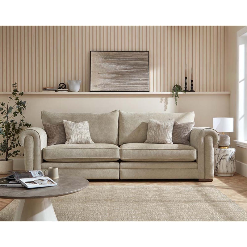 Olympus Extra Large Standard Back Fabric Split Sofa