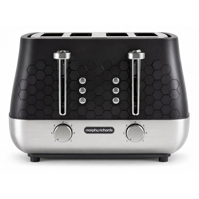 Morphy Richards Morphy Richards 243020 Cassini 4-Slice Toaster Moonless Night - Black