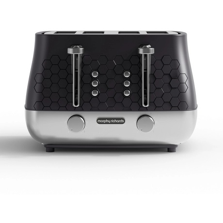 Morphy Richards 243020 Cassini 4-Slice Toaster Moonless Night - Black
