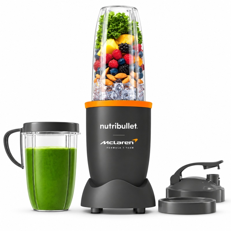 NutriBullet Nutribullet 02775 McLaren Mastercard F1 Team 900 Series Blender 6-Piece Kit - Grey