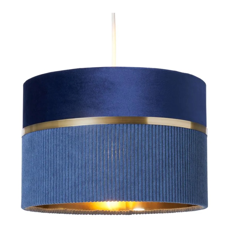Bhs Blue Violet Mixed Fabric Shade 30Cm