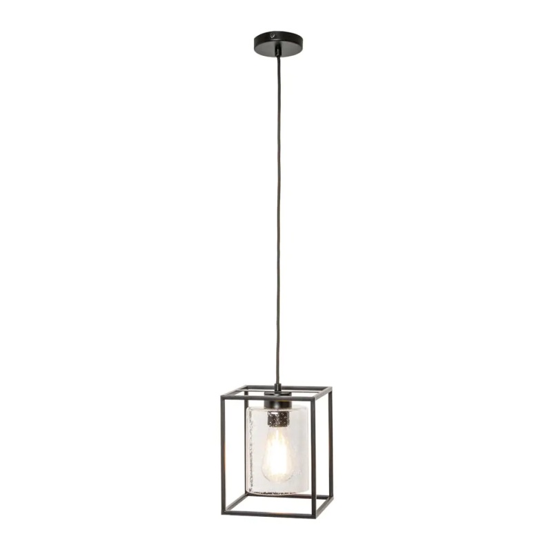Bhs Light/Black Hardy Cage Pendant - Matte