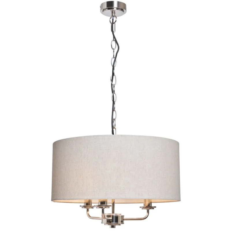 BHS BHS Henry 3 Light Pendant - Nickel