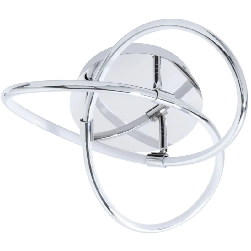 Bhs Light Eero Knotted Flush Led Ceiling - Chrome
