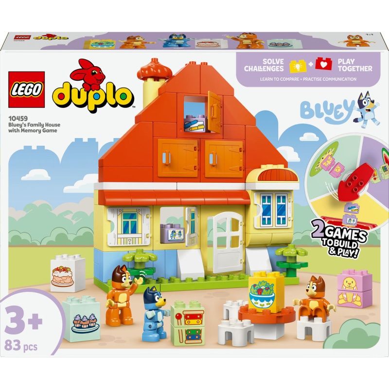 Image of LEGO Bluey 10459 Blueys Family House with Memory Game In Multi