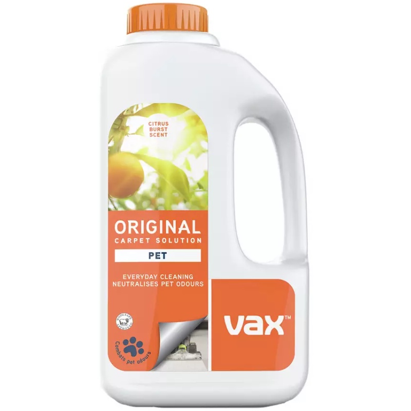 Vax 1-9-142054 Original Pet Carpet Cleaning Solution - 1.5L