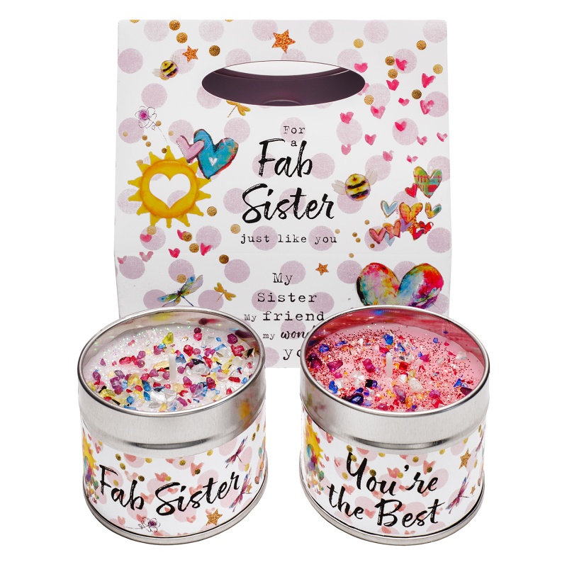 Best Kept Secrets Amber Duos: Just Because Candles - Fab Sister / Youre The Best