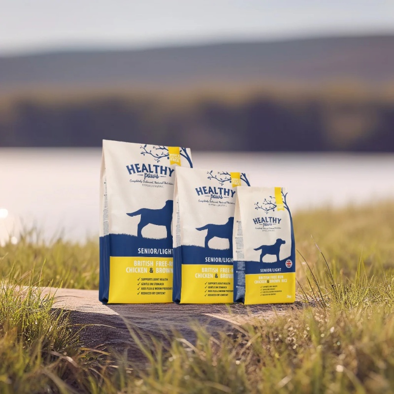 Healthy Paws British Free-Run Chicken & Brown Rice (Senior/Light) Dog Food