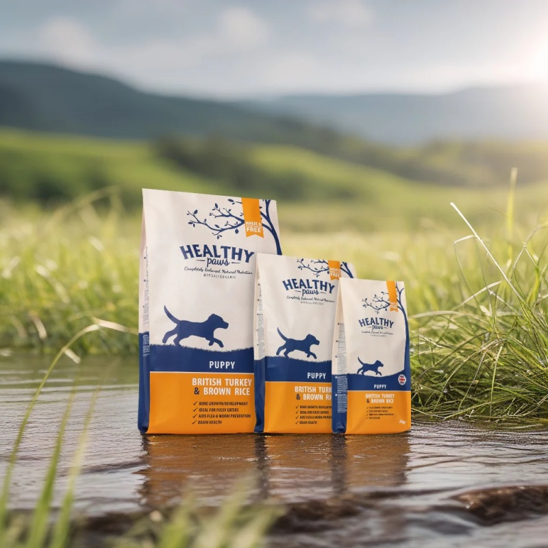 Healthy Paws British Turkey & Brown Rice (Puppy) Dog Food