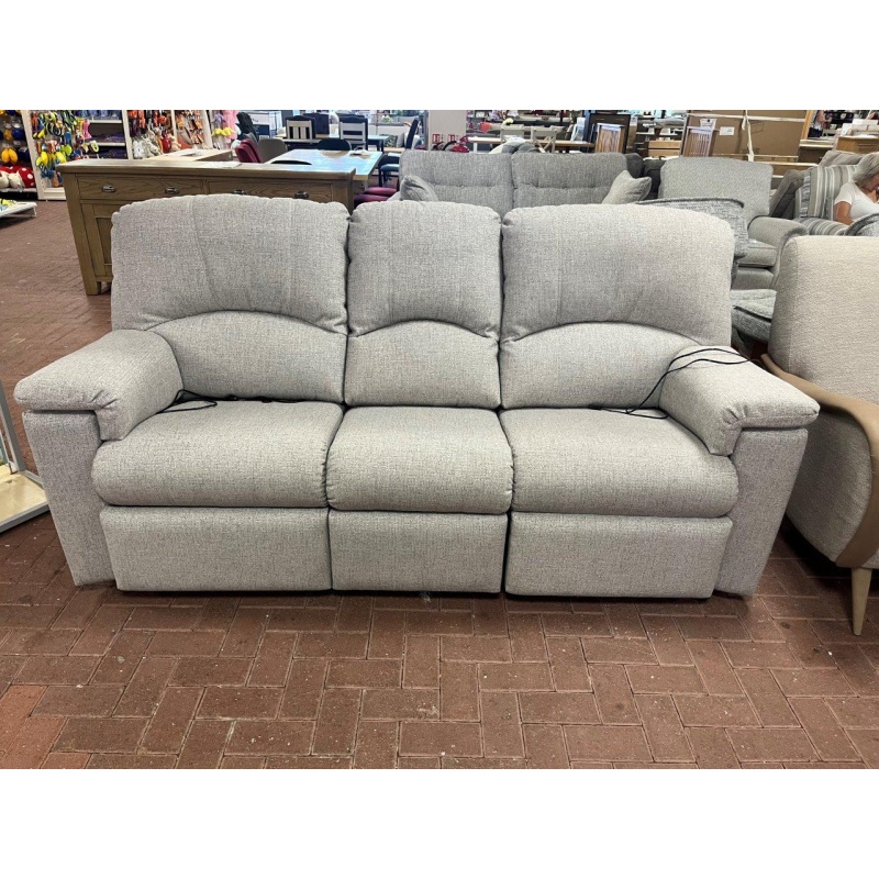 G Plan G Plan Chloe 3 Seater Electric Recliner Sofa - Malla Sands Fabric