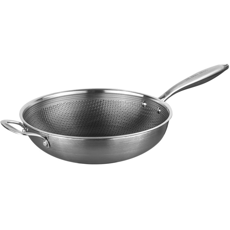 Hairy Bikers Hairy Bikers Hex Guard Wok 30cm