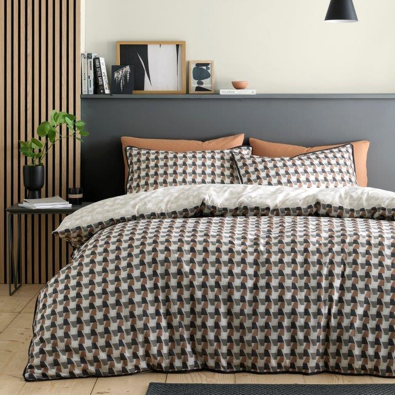 Appletree Jett Duvet Set - Brown