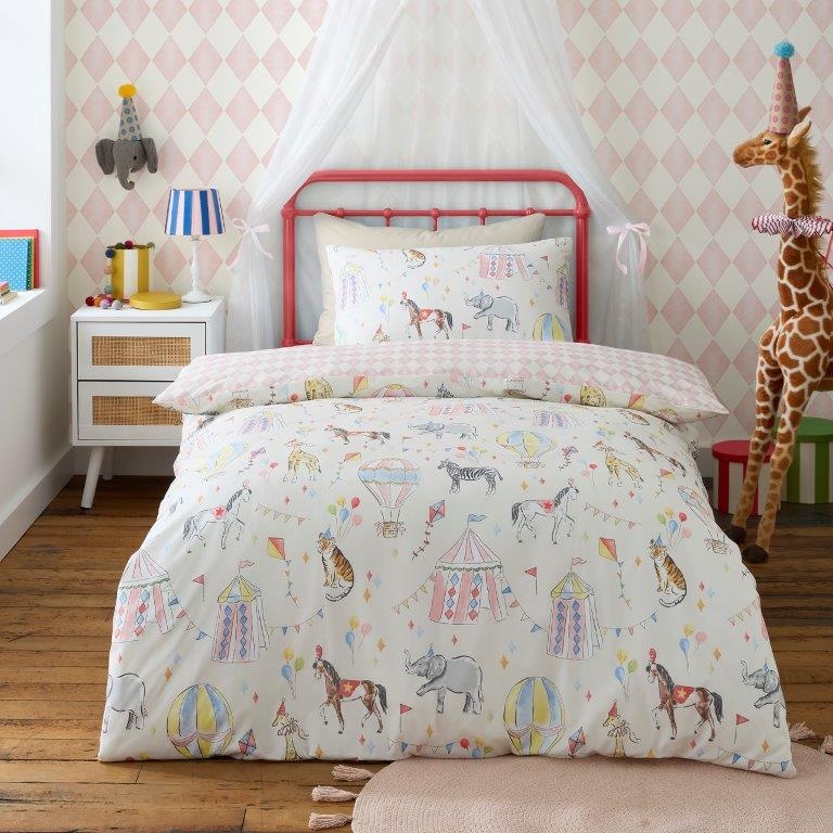 Bedlam Circus Time Duvet Set - Multi - Double