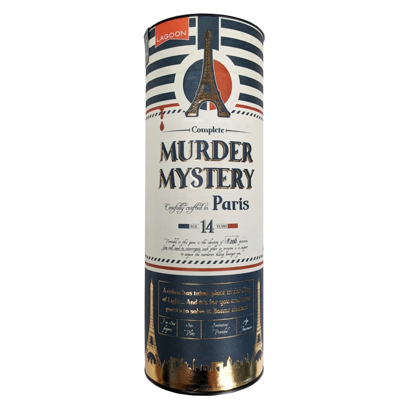 University Games Murder Mystery Tube - Murder Mystery In Paris?
