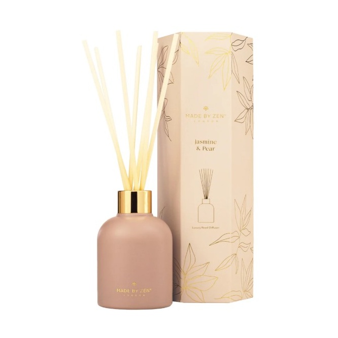 Made By Zen Amber Aura Reed Diffuser Jasmine And Pear - 120Ml