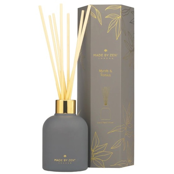Made By Zen Aura Reed Diffuser Myrrh & Tonka - 120ml